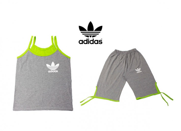 تاپ و شلوارک زنانه adidas