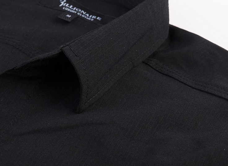 پیراهن مشکی مردانه BILLIONAIRE