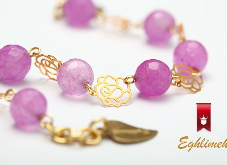 گردنبند , گوشواره و دستبند روکش طلا Eghlimeh
